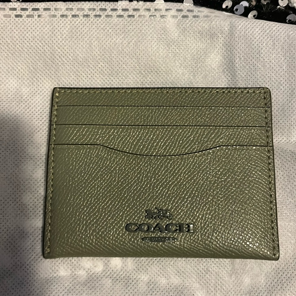 Coach slim card wallet